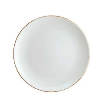 Тарелка Bonna Ретро Д=300 мм коричневый край