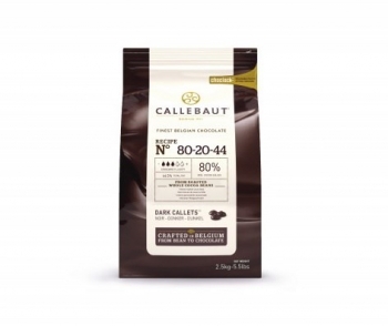 Горький шоколад Barry Callebaut в галетах 80,1% 2,5 кг