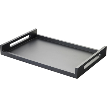 Поднос сервировочный; бук; H=7,L=60,B=40см; черный