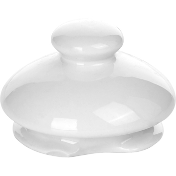 Крышка для чайника арт. 3150327 «Портофино»; фарфор; белый
