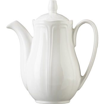 Кофейник «Торино вайт»; фарфор; 340мл; белый