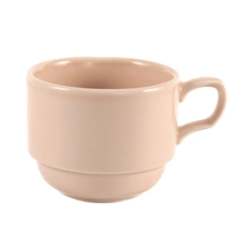 Чашка чайная Акварель Браво 250 мл фарфор розовый
