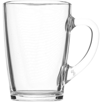 Кружка «С добрым утром»; стекло; 320мл; прозр.