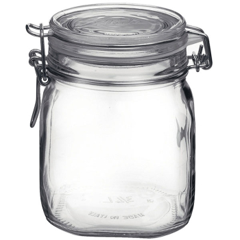 Фото Банка для сыпуч. продук. «Фидо»; стекло; 0.75л; D=9.5,H=13.5см; прозр. Банка для сыпуч. продук. «Фидо»; стекло; 0.75л; D=9.5,H=13.5см; прозр.
