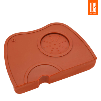 Коврик для темпинга LBS резиновый, средний, коричневый