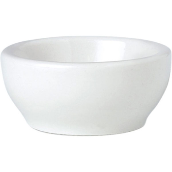 Соусник «Симплисити Вайт»; фарфор; 40мл; D=6.5,H=3см; белый