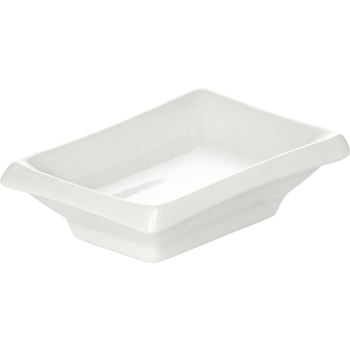 Соусник «Пати»; фарфор; 25мл; H=3,L=10,B=6см; белый