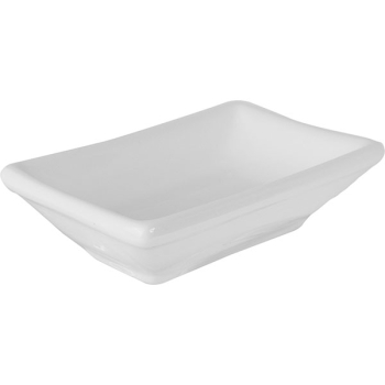 Соусник прямоуг. «Кунстверк»; фарфор; 50мл; H=2.5,L=9,B=6.5см; белый