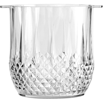 Емкость для льда; пластик; D=19.5,H=21см; прозр.