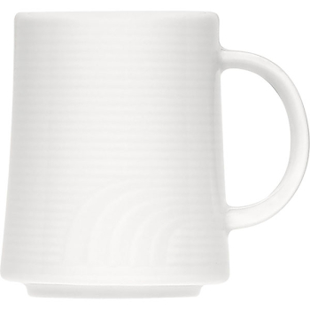 Кружка «Карат»; фарфор; 280мл; D=8,H=8,L=29,B=20.5см; белый
