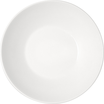 Тарелка глубокая «Опшенс»; фарфор; 450мл; D=18,H=3см; белый
