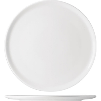 Блюдо для пиццы «Чинция»; фарфор; D=29см; белый