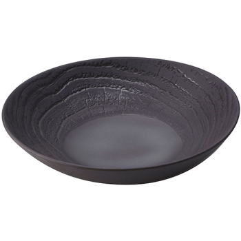 Салатник «Арборесценс» цвет-лакрица; фарфор; 850мл; D=24,H=6см