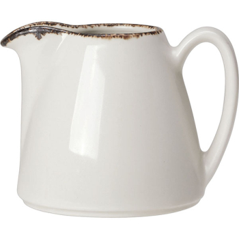 Молочник «Браун дэппл»; фарфор; 142мл; D=6,L=8.5см; белый,коричнев.