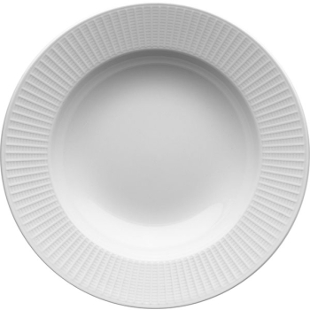 Тарелка глубокая «Уиллоу»; фарфор; 340мл; D=24,H=4см; белый