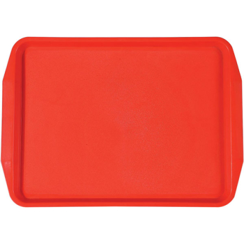 Поднос для Фаст фуд; пластик; H=2.5,L=45,B=32см; красный