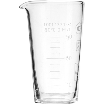 Мензурка мерная ТС ГОСТ-1770-74 HLP-2 50 мл стекло