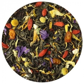 Чай ароматизированный черный-зеленый Молодости и красоты Премиум LBS Tea