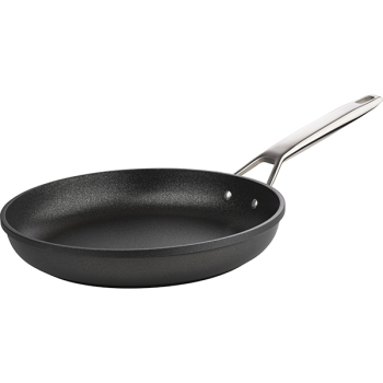 Сковорода; алюм.литой,тефлон; D=28,H=5.2,L=54см; черный