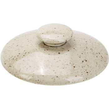 Крышка для бульон.чашки «Лайфстиль»; фарфор; D=13см; песочн.