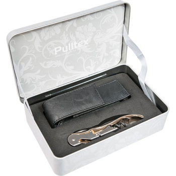 Набор нарзанник+чехол в подарочной упаковке; сталь; золотой