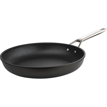 Сковорода; алюм.литой,тефлон; D=32,H=6,L=63см; черный