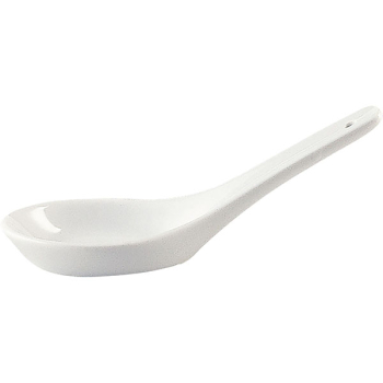 Ложка «Опшенс»; фарфор; белый