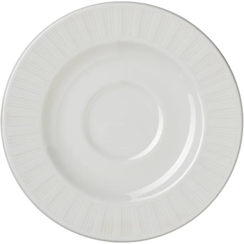 Блюдце «Эвита»; фарфор; D=12.5,H=1.5см; белый