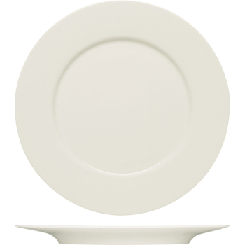 Тарелка мелкая «Пьюрити»; фарфор; D=22,H=2см; белый