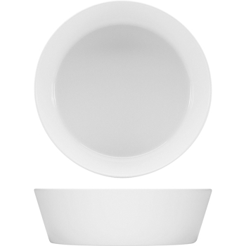 Салатник «Пьюрити»; фарфор; D=22см; белый