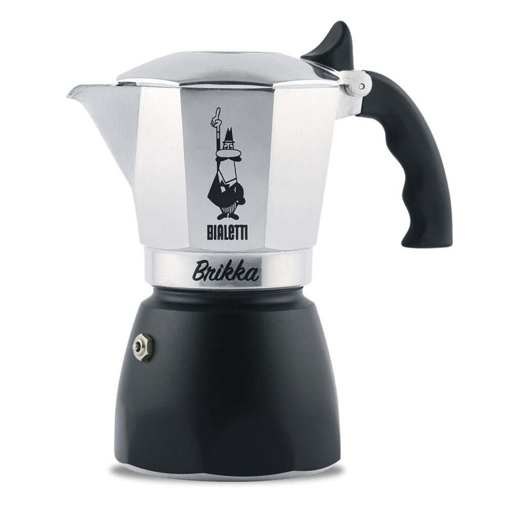 Гейзерная кофеварка Bialetti Brikka 4 порции купить в Москве с доставкой по  выгодной цене интернет-магазине Ligabarshop.ru