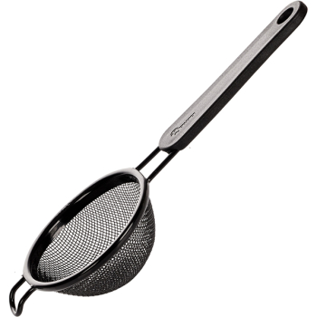 Сито с пласт.ручкой; антиприг.покр.; D=7,H=3,L=18.5см; черный