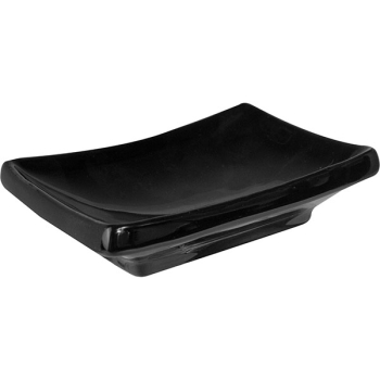 Соусник «Кунстверк»; фарфор; 55мл; H=2,L=9,B=7см; черный