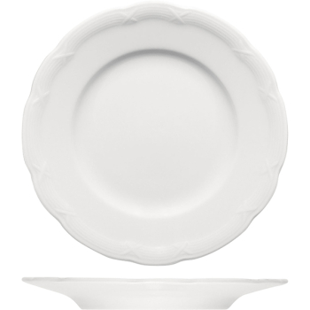 Тарелка мелкая «Штутгарт»; фарфор; D=30,H=3см; белый