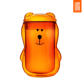 Кружка Медведь  с крышкой LBS 250 мл