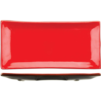 Блюдо для подачи Dymov Кармин Д=30 Ш=14.5 см