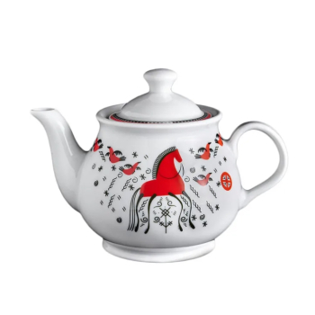 Чайник Мезень 400 мл фарфор белый