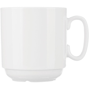 Кружка «Лайт»; фарфор; 300мл; D=8,H=8.7см; белый
