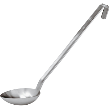 Ложка для соуса; сталь; 90мл; H=2,L=46/10,B=7см; металлич.