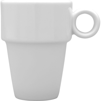 Кружка «Кашуб-хел»; фарфор; 250мл; D=7.5,H=10.5,L=10.5см; белый