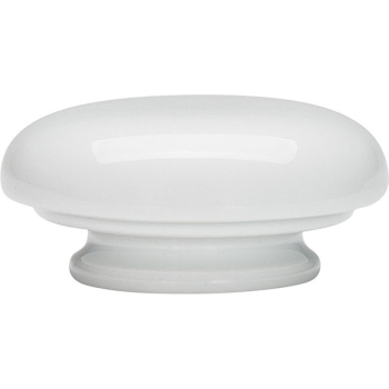 Крышка для чайника «Карат»; фарфор; 350мл; D=6.5см; белый