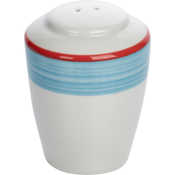 Перечница «Рио Блю»; фарфор; D=4,H=7см; белый,синий
