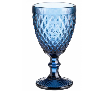 Бокал для вина Ромб 270 мл синий