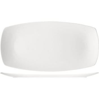 Блюдо прямоуг. «Опшенс»; фарфор; L=45,B=28.5см; белый