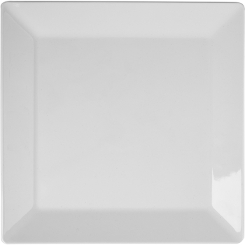 Блюдо; пластик; L=51,B=51см; белый