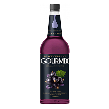Фото Сироп Gourmix Черная смородина 1л Сироп Gourmix Черная смородина 1л