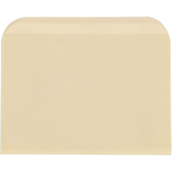 Шпатель кондит.; пластик; L=12,B=10см; бежев.