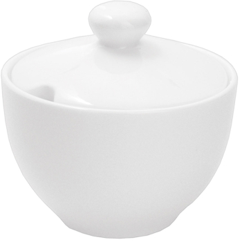 Фото Сахарница «Кунстверк»; фарфор; 200мл; D=9.3,H=7.5см; белый Сахарница «Кунстверк»; фарфор; 200мл; D=9.3,H=7.5см; белый