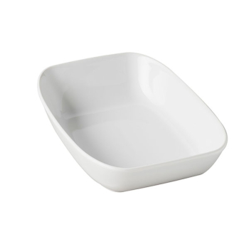 Блюдо прямоуг.; фарфор; H=4.8,L=20.7,B=14.4см; белый