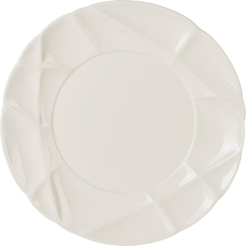 Тарелка  мелкая «Саксэшен»; фарфор; D=21,H=2.2см; белый